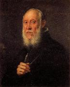 Jacopo Tintoretto Portrait of Jacopo Sansovino Spain oil painting artist